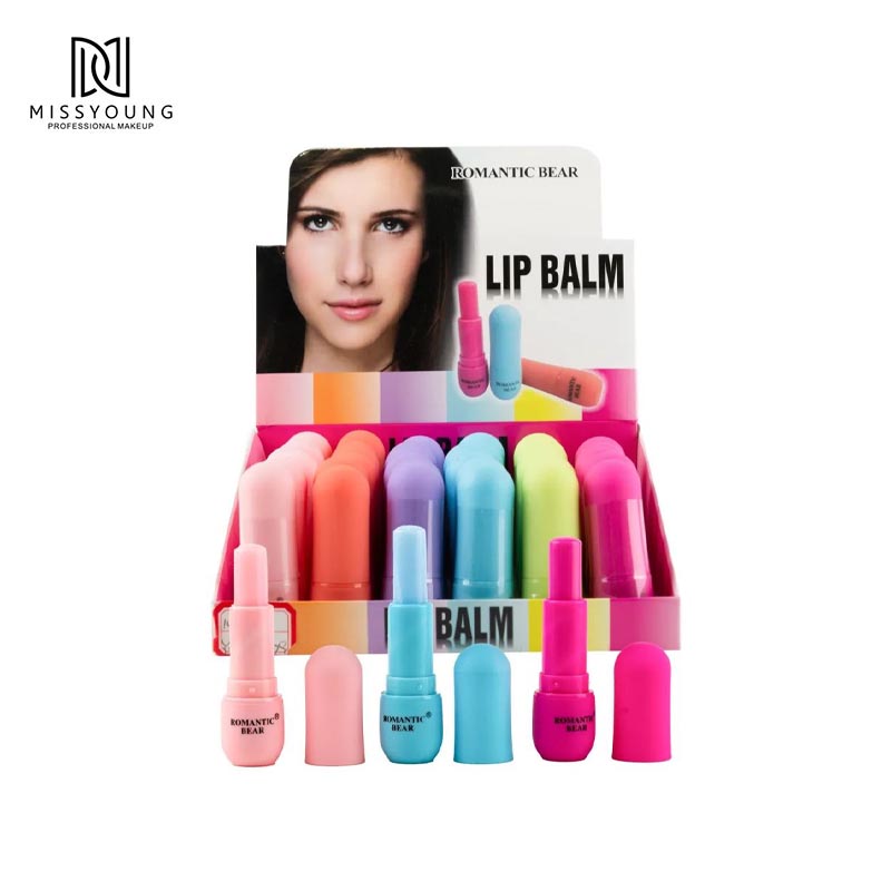 Nuevo diseño Chica Etiqueta privada Bálsamo labial Bálsamo labial lindo Bálsamo labial personalizado