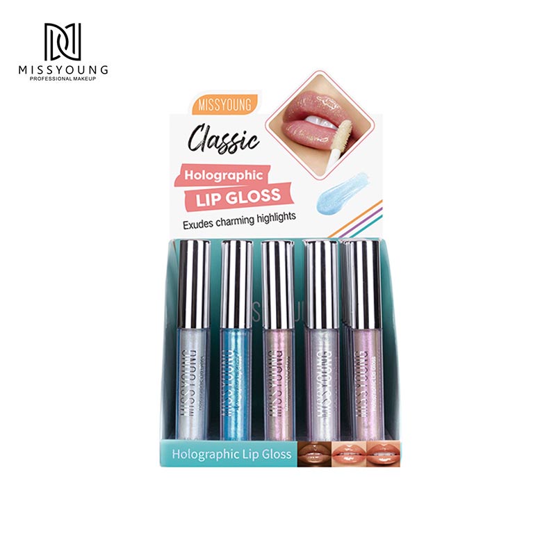 Glitter Liquid Lipstick Set Impermeable Larga duración Lip Gloss Pearl Lipstick Private Label Liquid Lipstick