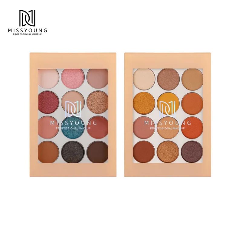 Paleta de sombras de ojos a prueba de agua popular Paleta de sombras de ojos personalizada