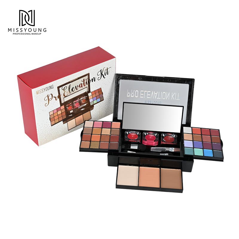 Missyoung Gift Surprise Professional Private Label Beauty Eyeshadow Blush Kit de cosméticos Juegos de maquillaje Caja de cosméticos