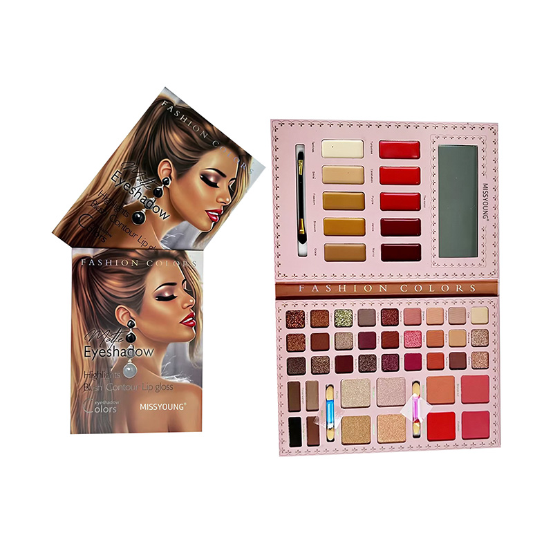 Paleta de sombras de ojos Miss Young de alta calidad sin marca de agua en papel PD23225