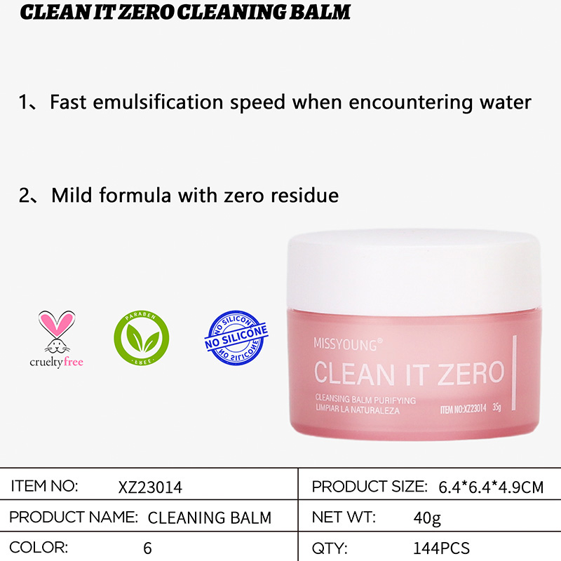 Bálsamo limpiador Clean It Zero personalizado XZ23014