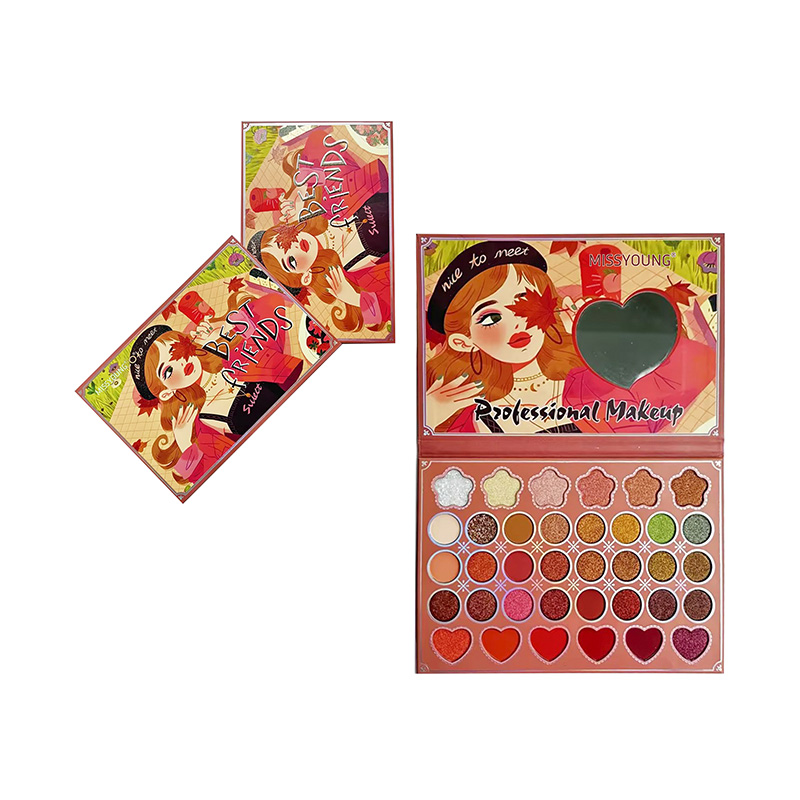 Miss Young Paleta de sombras de ojos de 36 colores sin marca de agua en papel en China PD23218