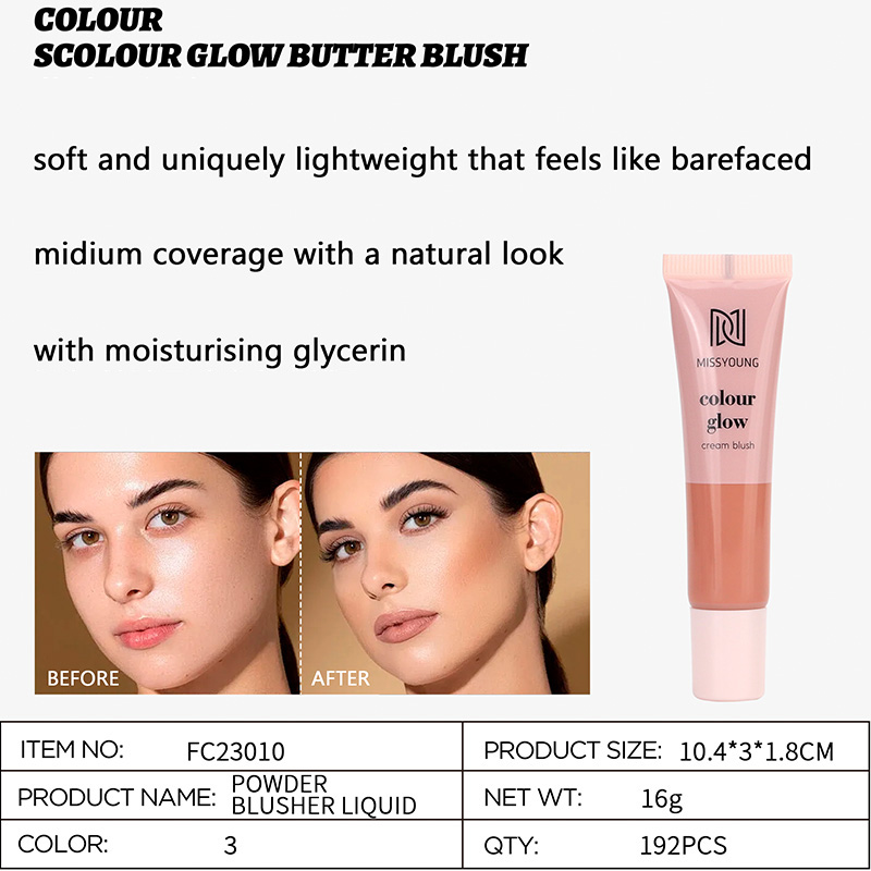 Venta al por mayor Color Scolor Glow Butter Blush FC23010