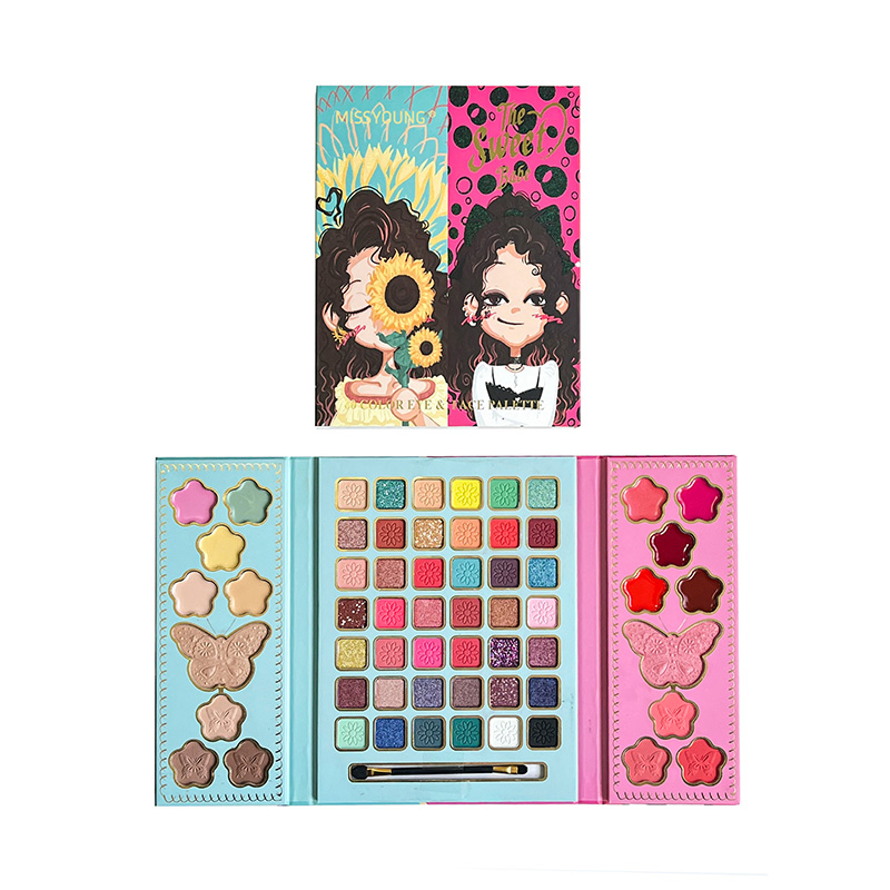 Miss Young Paleta de sombras de ojos de 60 colores sin marca de agua en papel a la venta PD23205