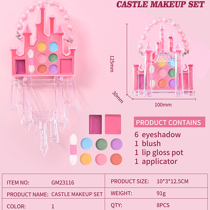 Suministro al por mayor Castle Makeup Set Sombra de ojos Blush GM23116