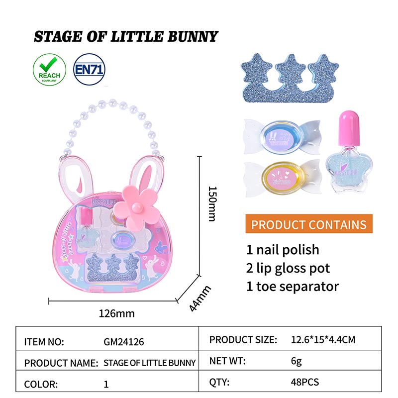 Set De Cosmética Infantil Stage Of Little Bunny GM24126