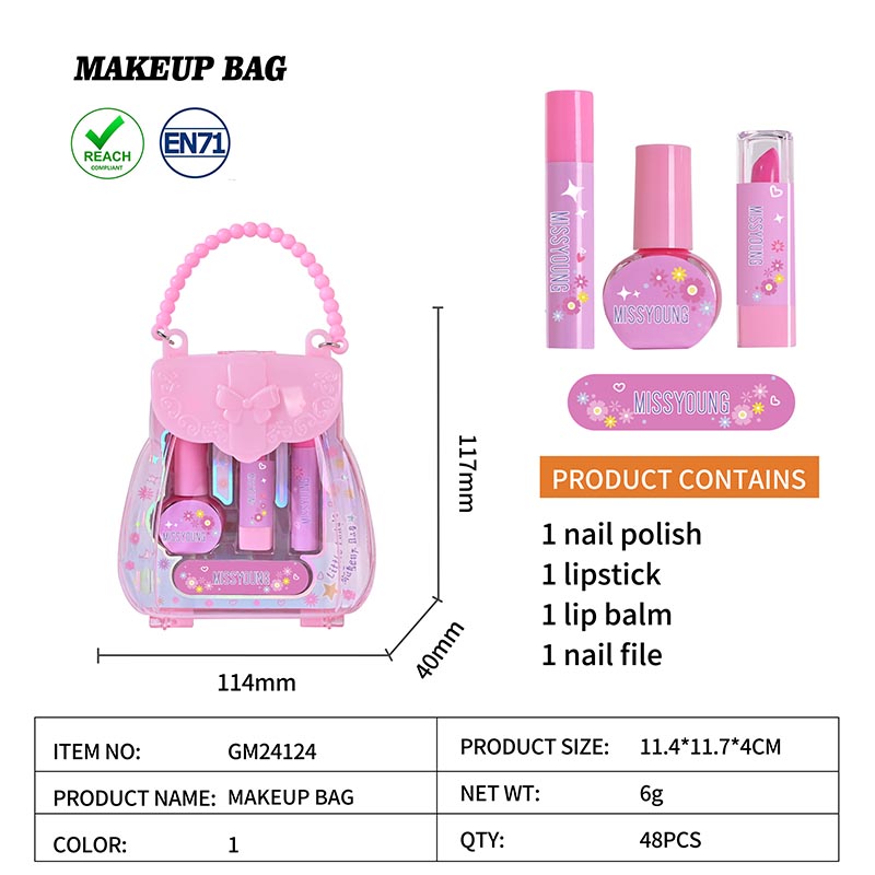 Bolsa de maquillaje de diseño Juego de cosméticos para niños a la venta GM24124