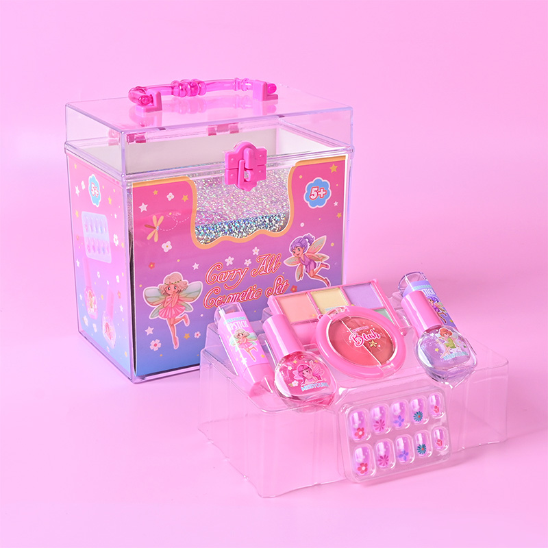 Set de cosmética infantil portátil y divertido CGM24067,CGM24068