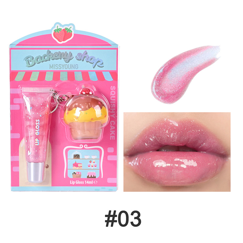 Brillo de labios de panadería ligero y duradero CCK24008