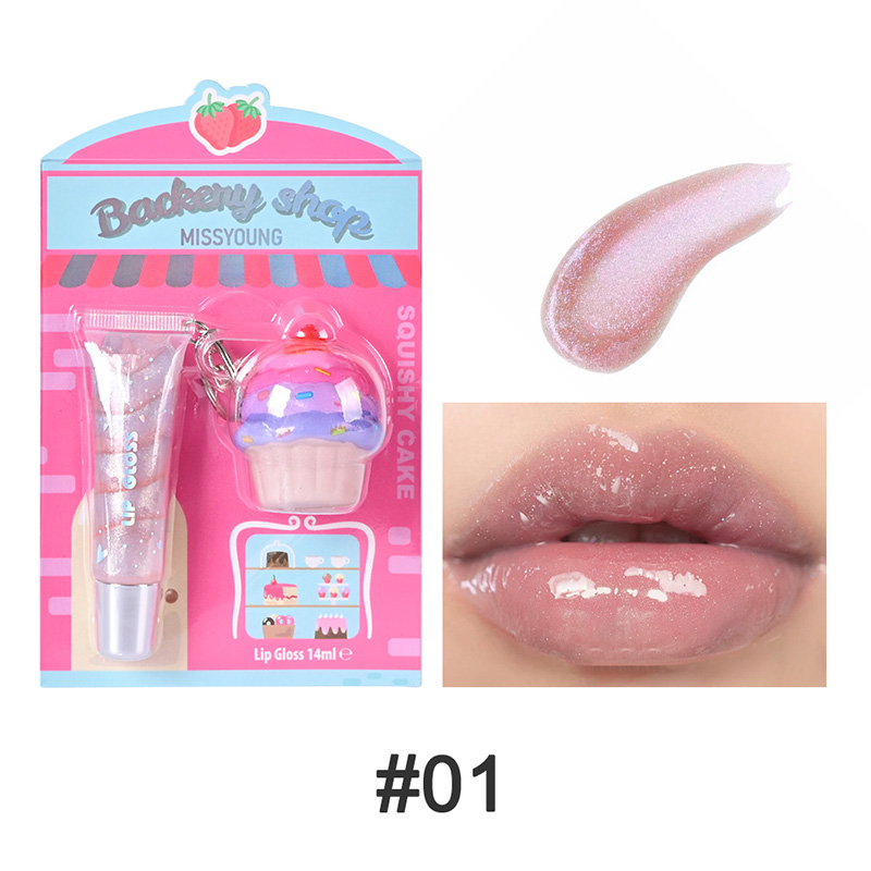 Brillo de labios de panadería ligero y duradero CCK24008