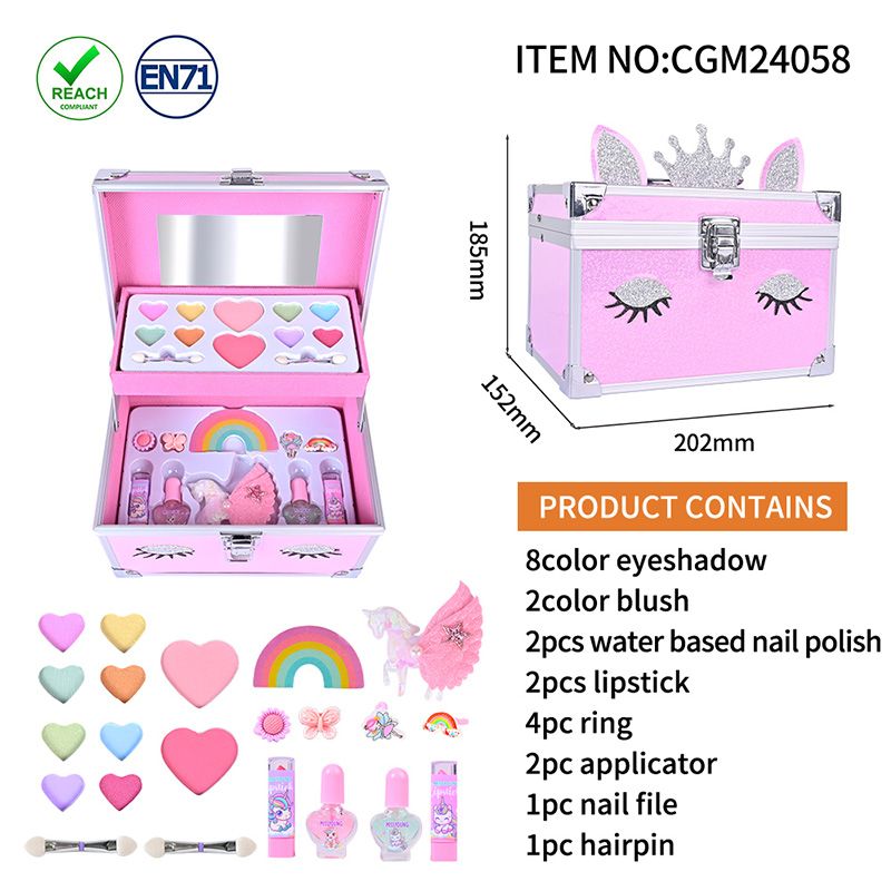 Set de cosmética infantil seguro y no tóxico CGM24058,CGM24008,CGM24009