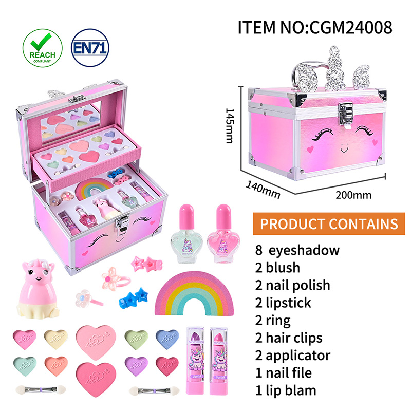 Set de cosmética infantil seguro y no tóxico CGM24058,CGM24008,CGM24009