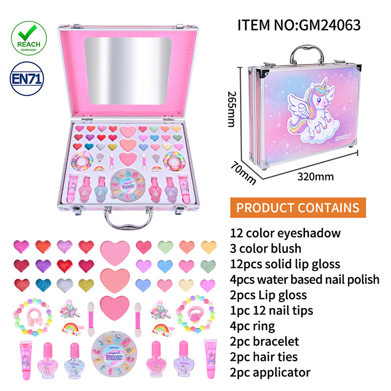 Set de cosméticos portátiles para niños de alta calidad GM24063, CGM24113, CGM24074, CGM24060