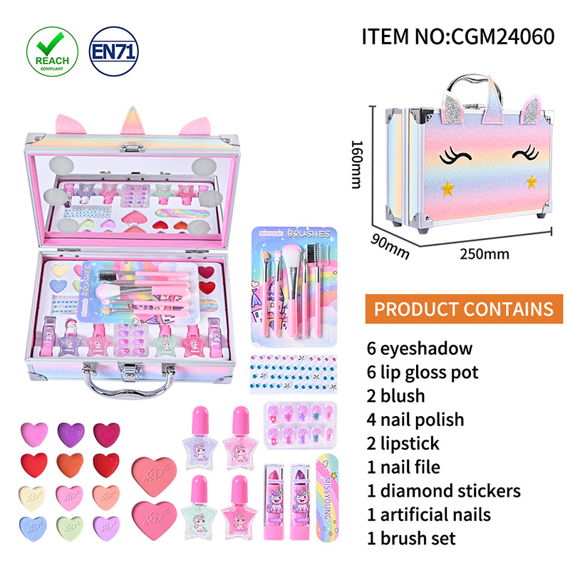 Set de cosméticos portátiles para niños de alta calidad GM24063, CGM24113, CGM24074, CGM24060